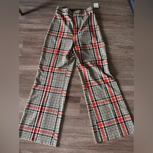 Free People Wide Leg Trousers size 12 NWT